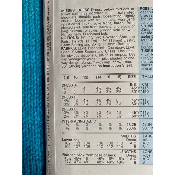 Butterick Sewing pattern 5997 dress maxi sz 8 10 - Picture 5 of 6